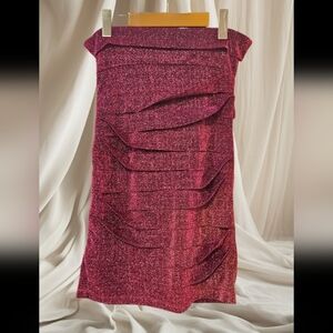 Dynamite Hot Pink Sparkle Strapless Mini Dress